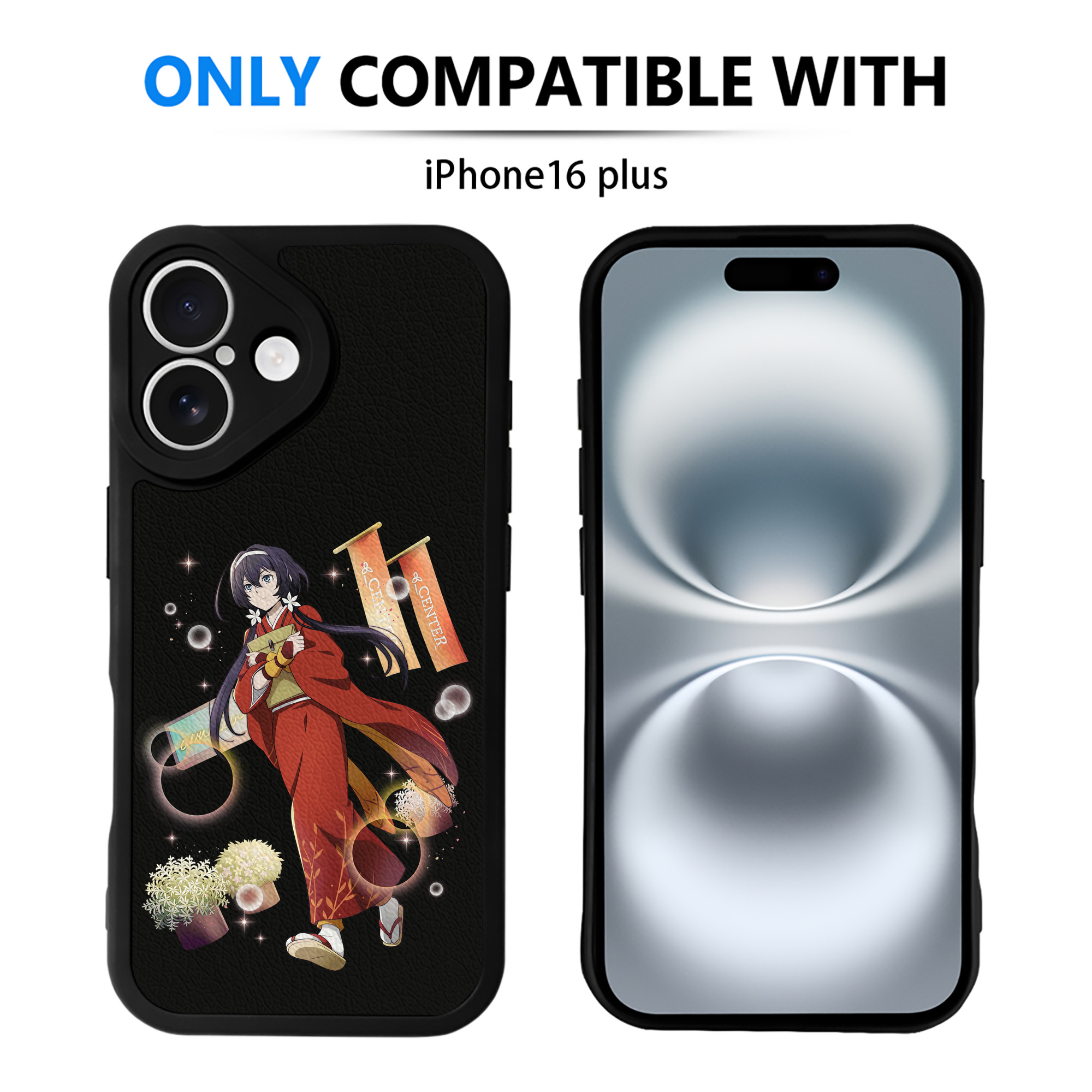 （画像用） 文豪ストレイドッグス Bungo Stray Dogs 【iPhone 16シリーズ対応】シリコンスマホケース（レザー調） 材質：シリコン